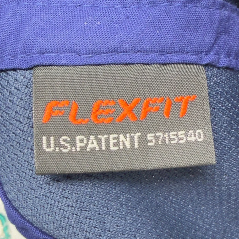 Nike Seattle Mariners Flexfit Hat Mens Navy Blue Teal Mesh MLB Baseball Cap L/XL